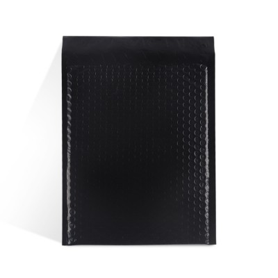 hot sale self adhesive black poly bubble mailer envelope padded courier shipping post bag for transport